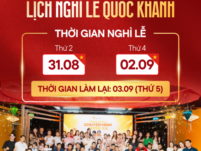 ALAN CORPORATION THÔNG BÁO LỊCH NGHỈ LỄ QUỐC KHÁNH 2/9 NĂM 2026